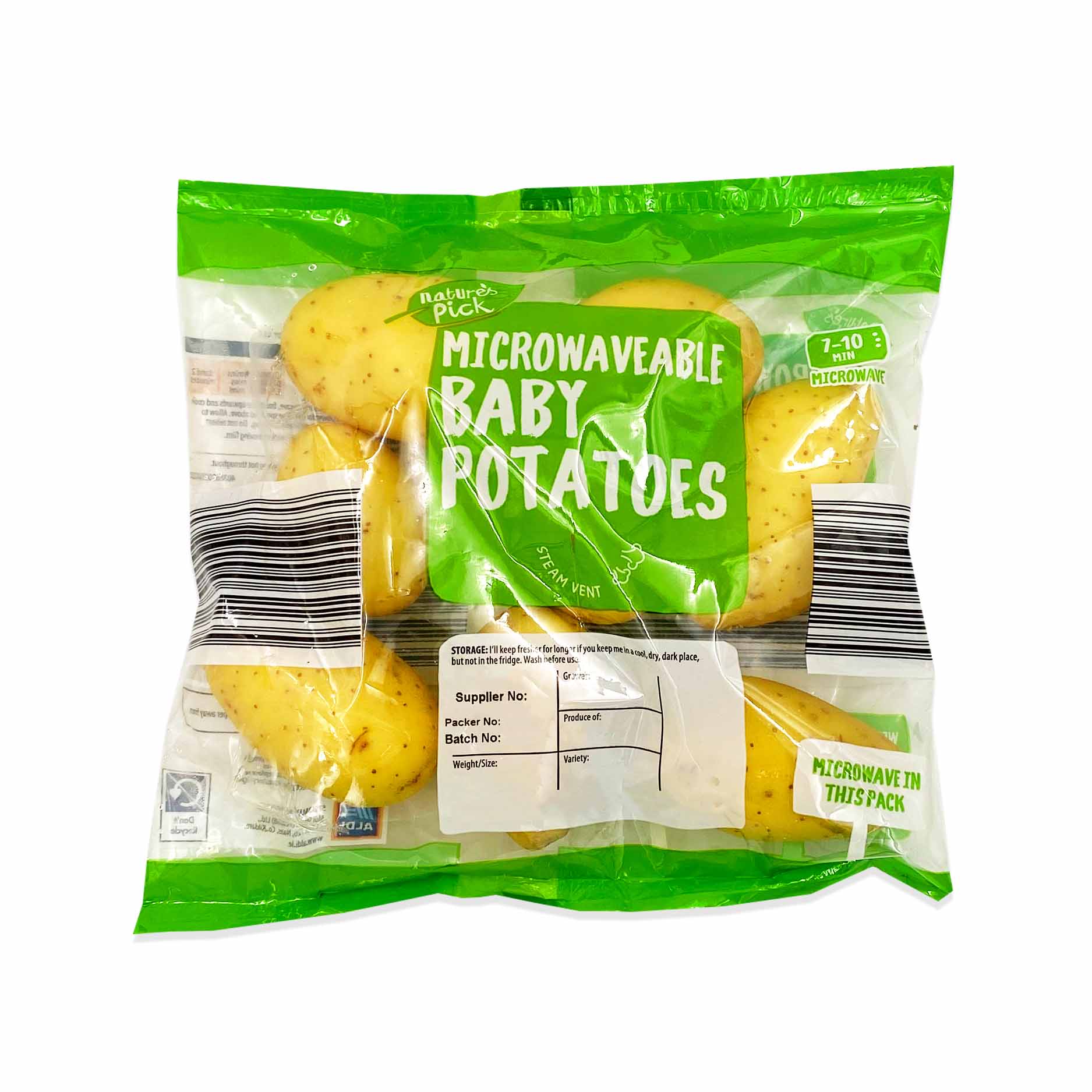 Microwaveable Salad Potatoes 400g Nature's Pick